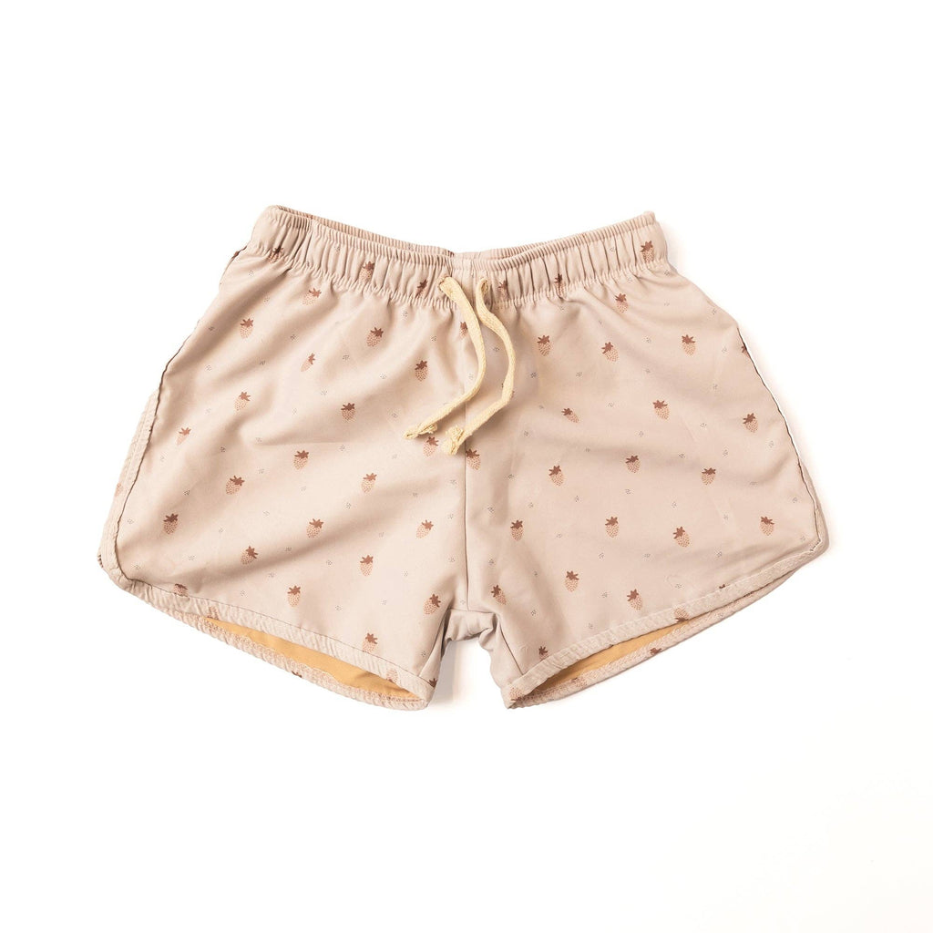Zwemshort Stevie Shorts- Aardbeien - beige