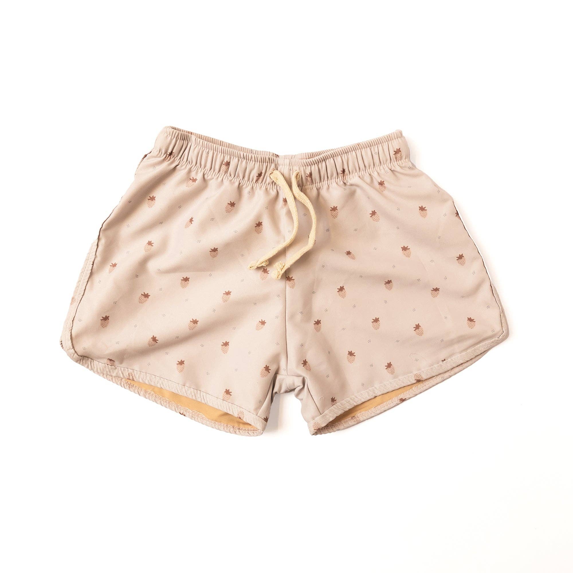 Zwemshort Stevie Shorts- Aardbeien - beige