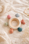 Bijtring Baby – Hout & Siliconen | Naturel